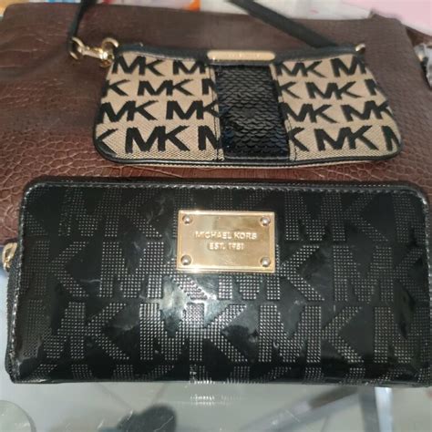 fotos de tarjeteros de charol michael kors|carteras de michael kors.